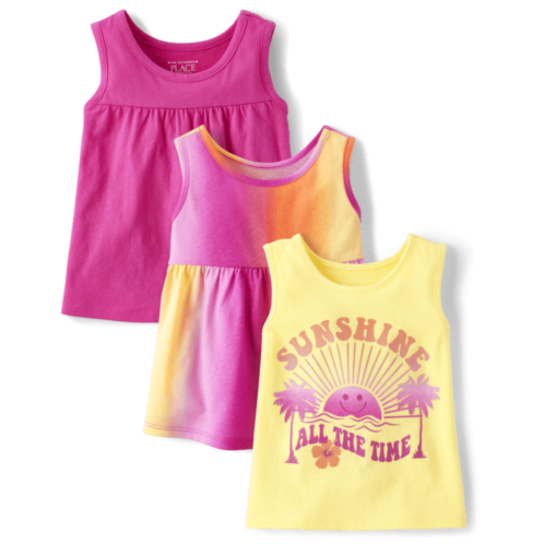 Childrensplace Toddler Girls Ombre Tank Top 3-Pack