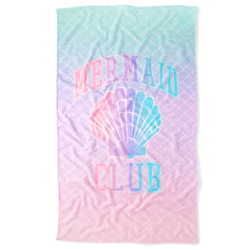 Childrensplace Girls Ombre Mermaid Club Beach Towel