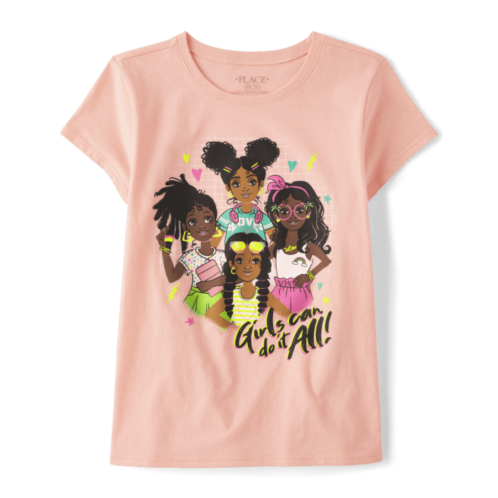 Childrensplace Girls Girl Group Graphic Tee