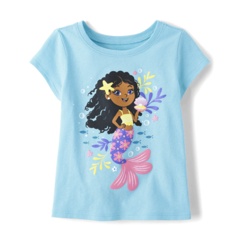 Childrensplace Baby And Toddler Girls Mermaid Graphic Tee