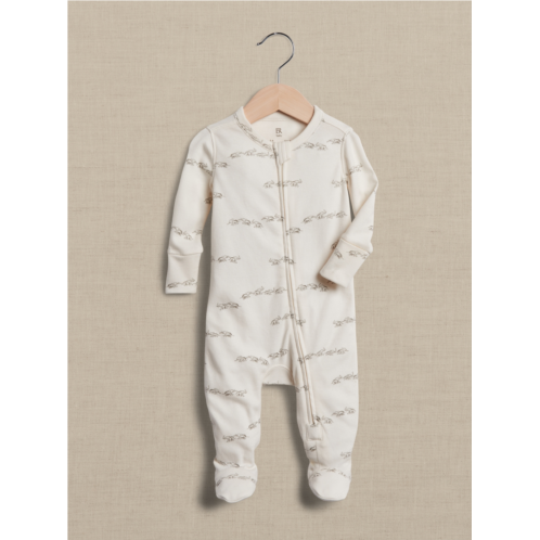 Bananarepublic Essential SUPIMA Footed One-Piece for Baby