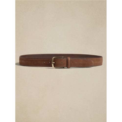 Bananarepublic Cinza Nubuck Leather Belt