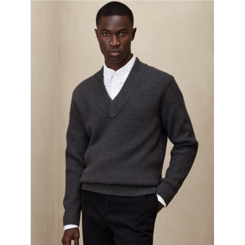 Bananarepublic Franco Italian Merino Ribbed Sweater