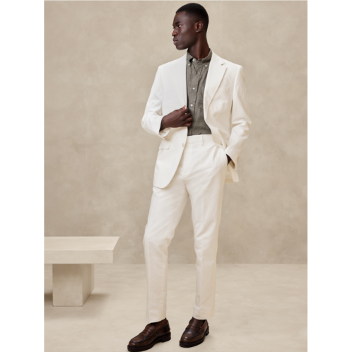 Bananarepublic Caldo Italian Cotton-Linen Suit Pant