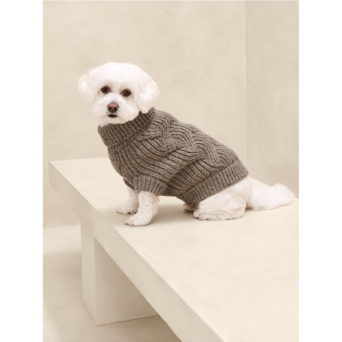 Bananarepublic Oliver Cable-Knit Dog Sweater