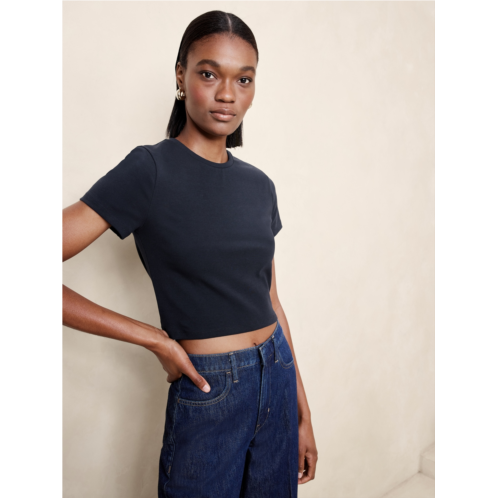 Bananarepublic Refined Shrunken Crop T-Shirt