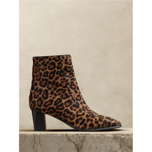 Bananarepublic Lucca Haircalf Leather Ankle Boot