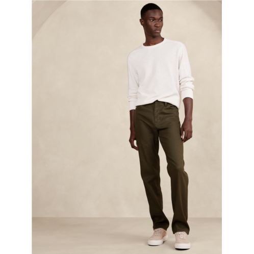 Bananarepublic Straight Linen-Cotton Traveler Pant