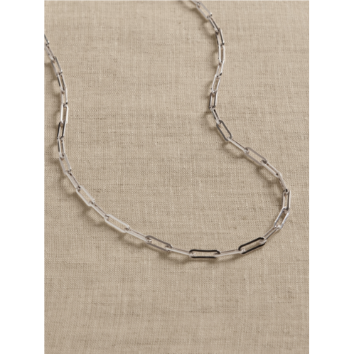 Bananarepublic Ravena Paperclip Chain Necklace | Aureus + Argent