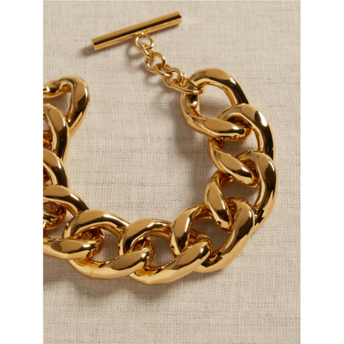 Bananarepublic Leggera Jumbo Curb Link Bracelet | Aureus + Argent