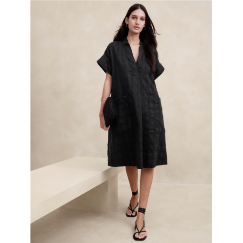 Bananarepublic Laurel Linen-Cotton Utility Dress