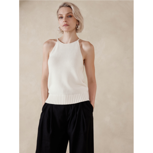 Bananarepublic Cotton-Silk Sweater Tank