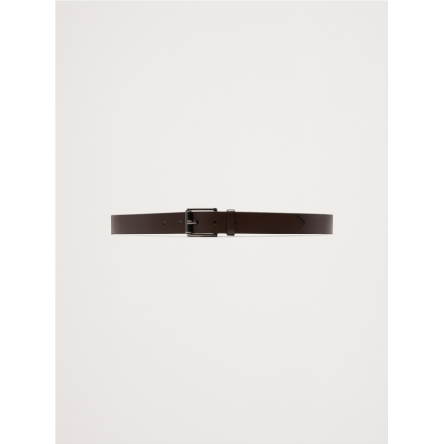 Bananarepublic Leather Belt with Beveled Edges