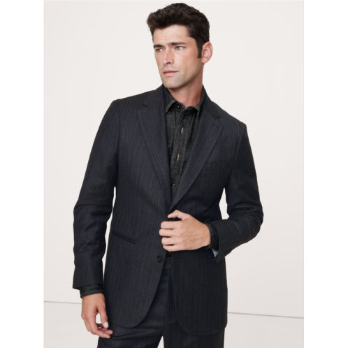 Bananarepublic Signature Italian Wool Flannel Suit Jacket