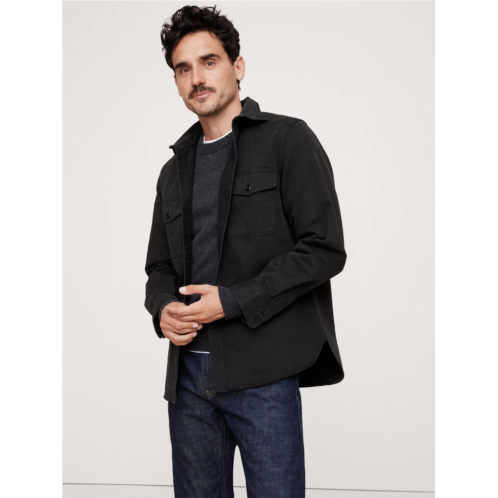 Bananarepublic Standard-Fit Cotton Twill Shirt Jacket