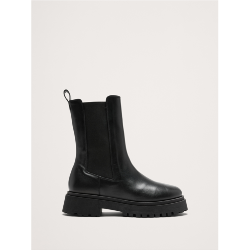 Bananarepublic Italian Leather Tall Chelsea Boot