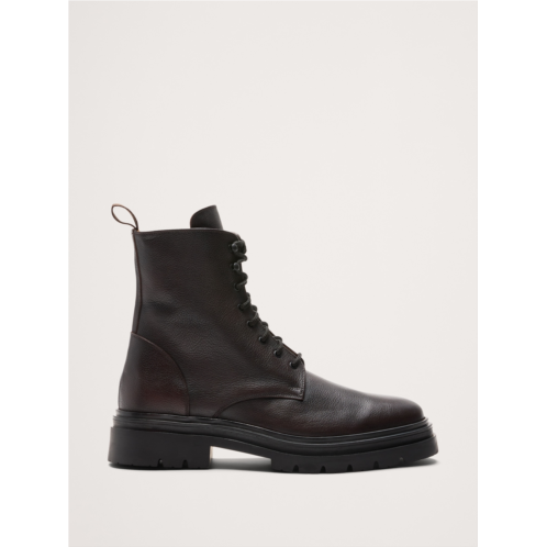 Bananarepublic Italian Leather Combat Boot