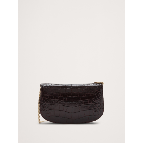 Bananarepublic Embossed Leather Crossbody Bag