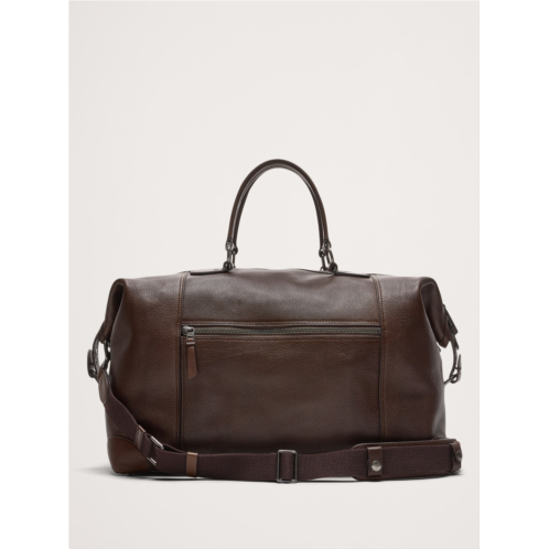 Bananarepublic Leather Weekender Duffle Bag