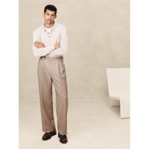 Bananarepublic Signature Italian Twill Wide-Leg Pant