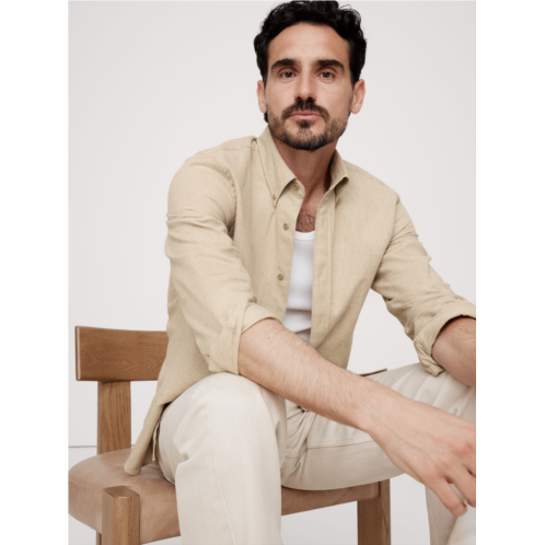 Bananarepublic Standard-Fit Cotton Flannel Shirt