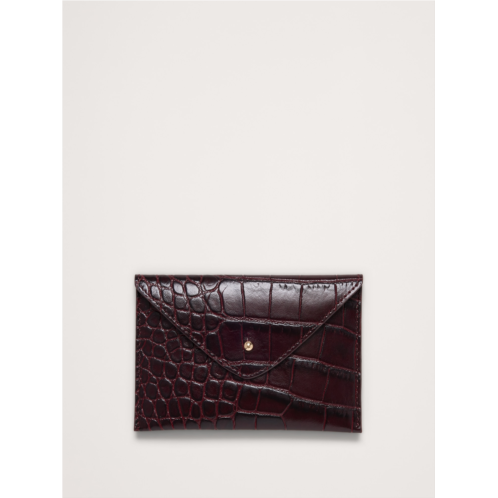 Bananarepublic Leather Mini Envelope Pouch