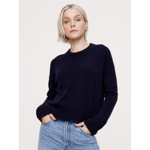 Bananarepublic Oversized Midweight Cashmere Crew-Neck Sweater