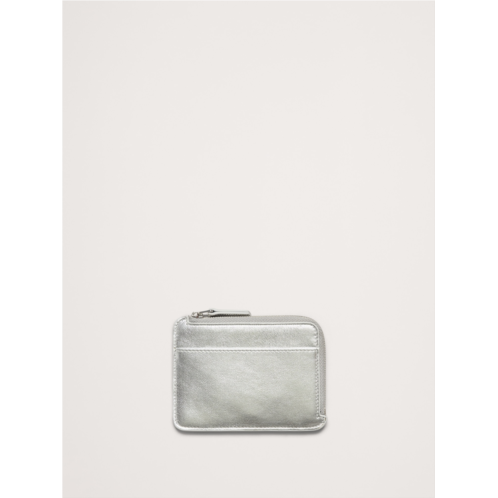 Bananarepublic Metallic Leather Mini Wallet