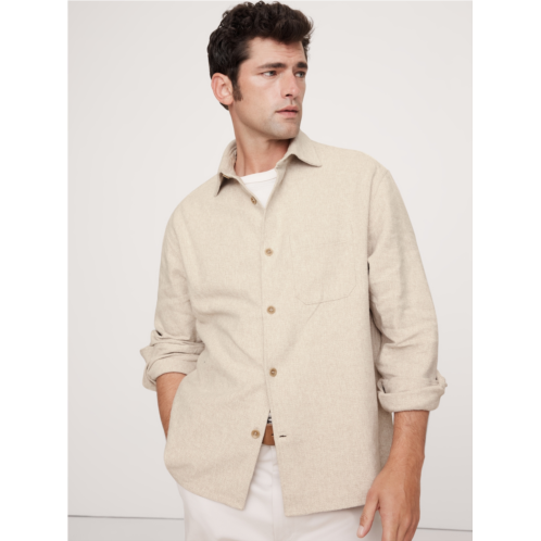 Bananarepublic Relaxed-Fit Flannel Overshirt