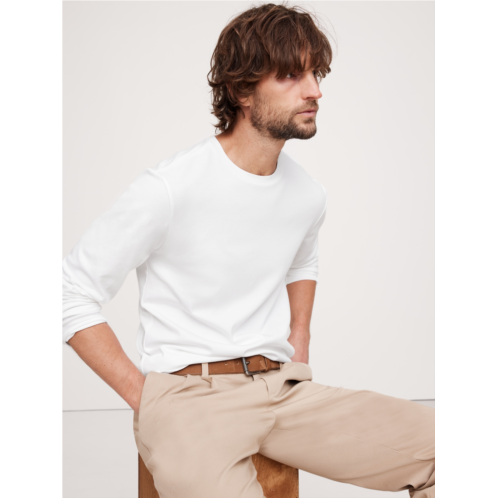 Bananarepublic Luxury-Touch Long-Sleeve T-Shirt