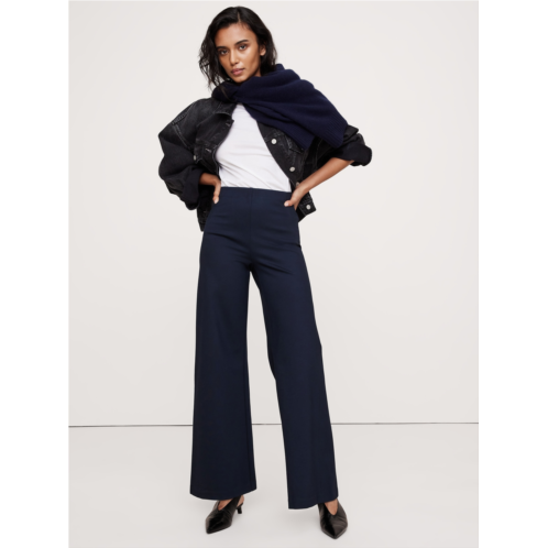 Bananarepublic Wide-Leg Everywhere Ponte Cropped Pant