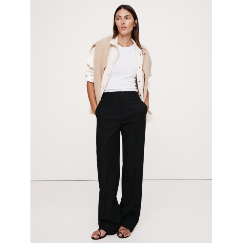 Bananarepublic High-Rise Modern Straight Refined Pant