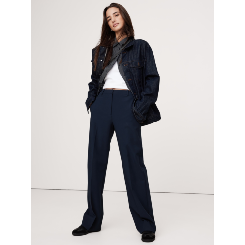 Bananarepublic High-Rise Modern Straight Refined Pant