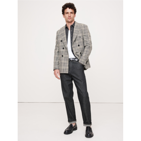 Bananarepublic Plaid Double-Breasted Sport Coat
