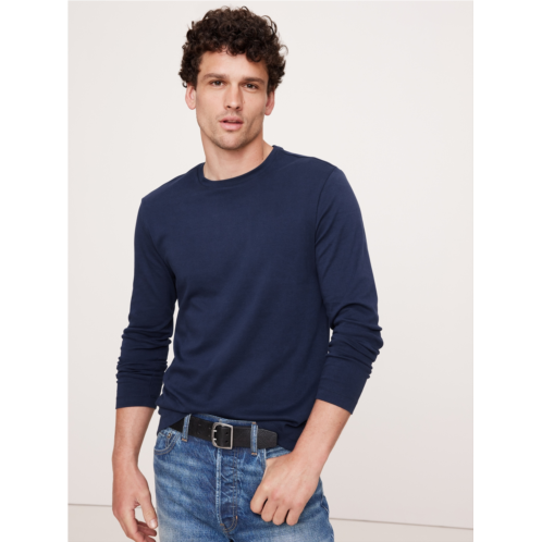 Bananarepublic Luxury-Touch Long-Sleeve T-Shirt