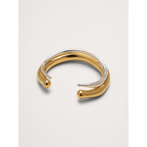 Bananarepublic O-Ring Sculpted Cuff Set Of 2