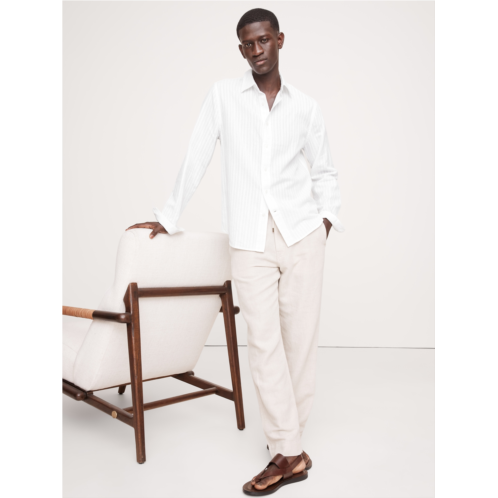Bananarepublic Standard-Fit Lightweight Textured Shirt