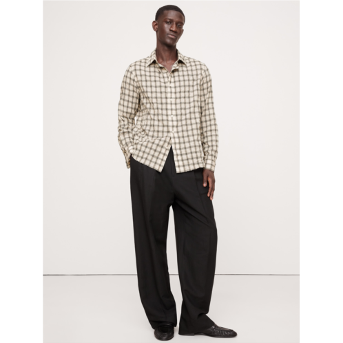 Bananarepublic Standard-Fit Lightweight Textured Shirt