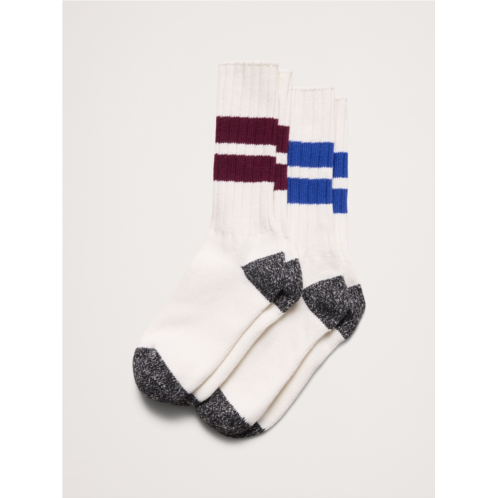 Bananarepublic Cotton-Blend Crew Sock 2-Pack
