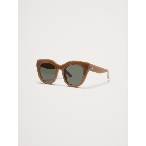 Bananarepublic Air Heart Sunglasses by Le Specs