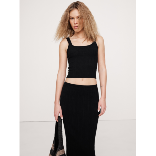 Bananarepublic Crinkle Knit Tank