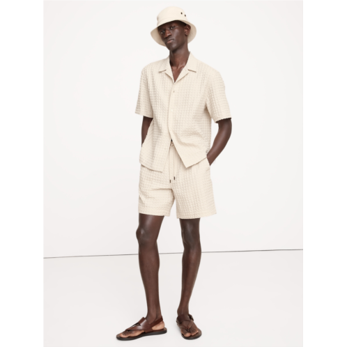 Bananarepublic 7 Waffle Cotton Pull-On Short