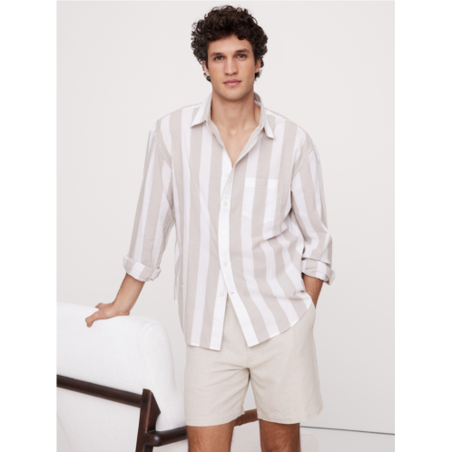 Bananarepublic Relaxed-Fit Summerweight Cotton Shirt