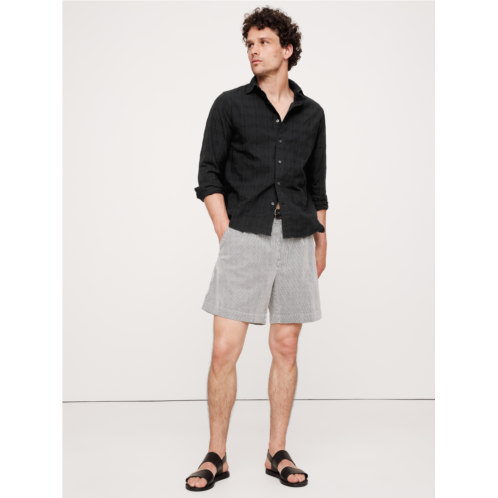 Bananarepublic Standard-Fit Lightweight Textured Shirt