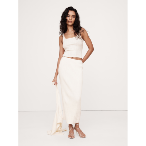 Bananarepublic Crinkle Knit Tank