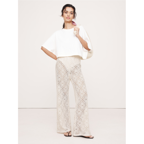 Bananarepublic Flared Italian Lace Beach Pant
