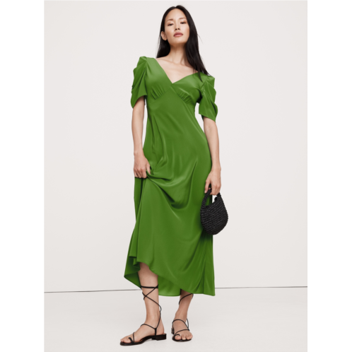 Bananarepublic Matte Silk Maxi Dress