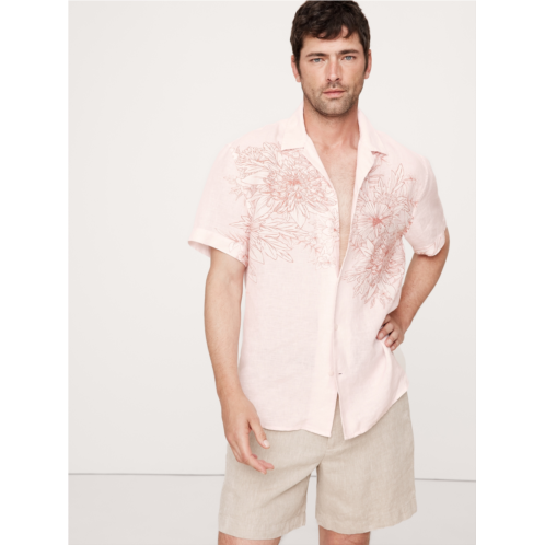 Bananarepublic Standard-Fit Linen Resort Shirt