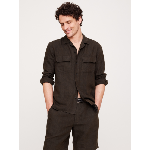 Bananarepublic Standard-Fit Linen Resort Shirt