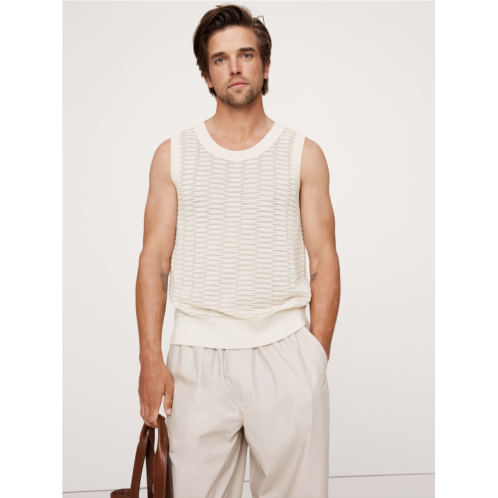Bananarepublic Cotton Texture Tank